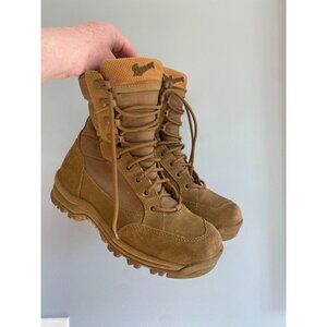 Danner Tanicus 8" Coyote Military Boots Mens Size 5 Lightweight Suede/Nylon